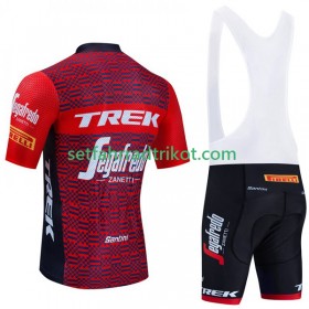 Trek-Segafredo Fahrradbekleidung Radtrikot Kurzarm + Trägershorts 2023